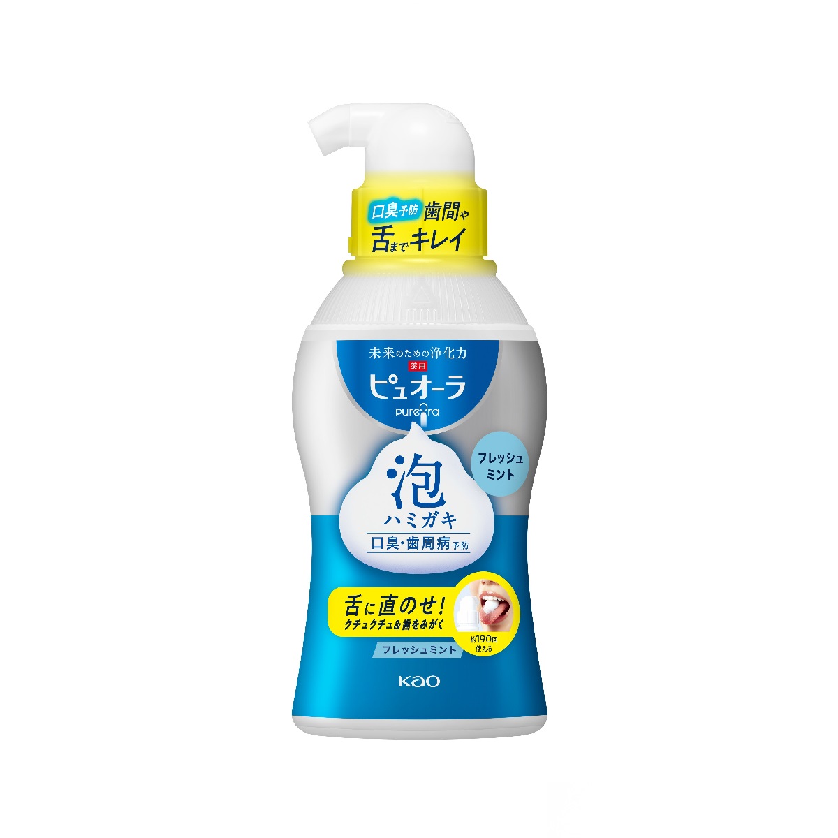 薬用ピュオーラ 泡で出てくるハミガキ フレッシュミント 190ML