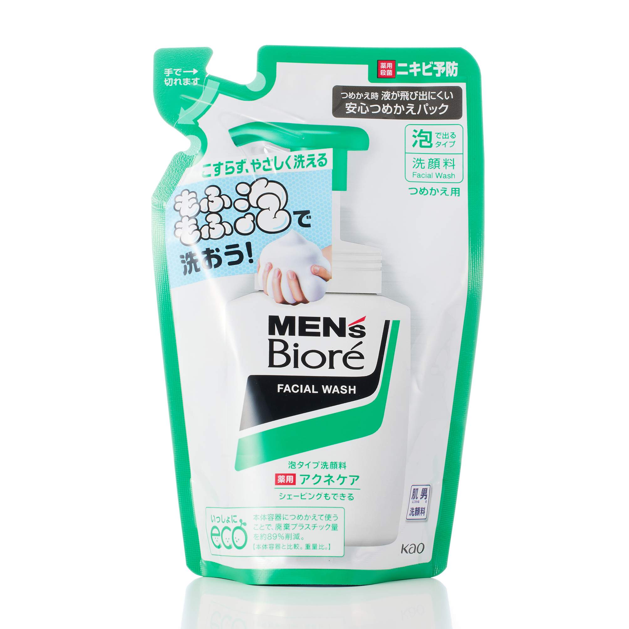 メンズビオレ 泡タイプ薬用アクネケア洗顔 つめかえ用 130ML
