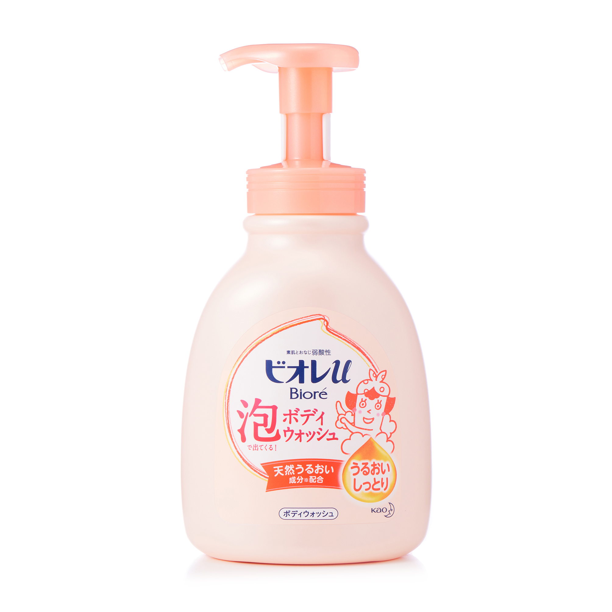 ビオレU 泡で出てくるボディウォッシュ うるおいしっとり ポンプ 600ML