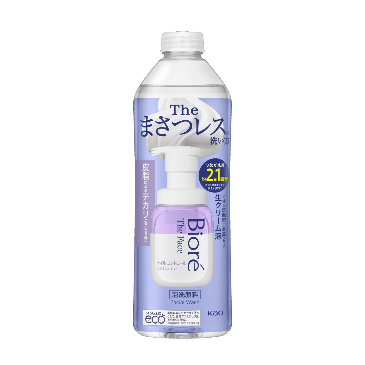 ビオレ ザフェイス 泡洗顔料 オイルコントロール つめかえ用 340ML