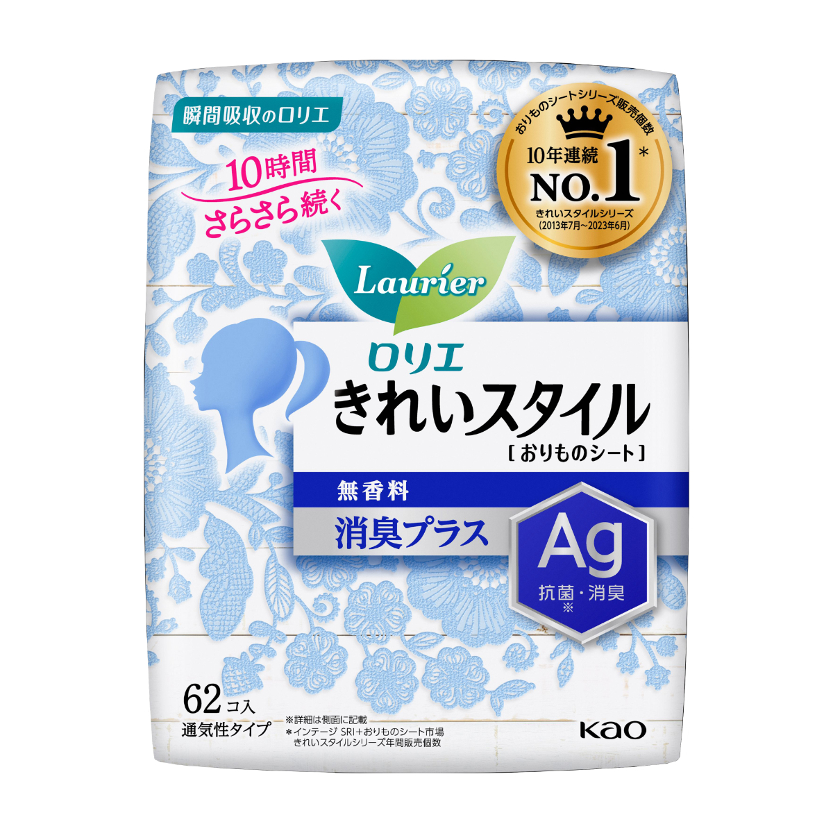 ロリエ きれいスタイル 無香料 消臭プラス 62コ