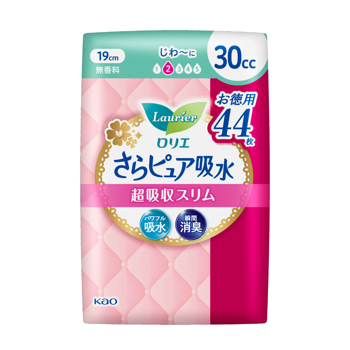 ロリエ さらピュア吸水 超吸収スリム 30CC 44枚