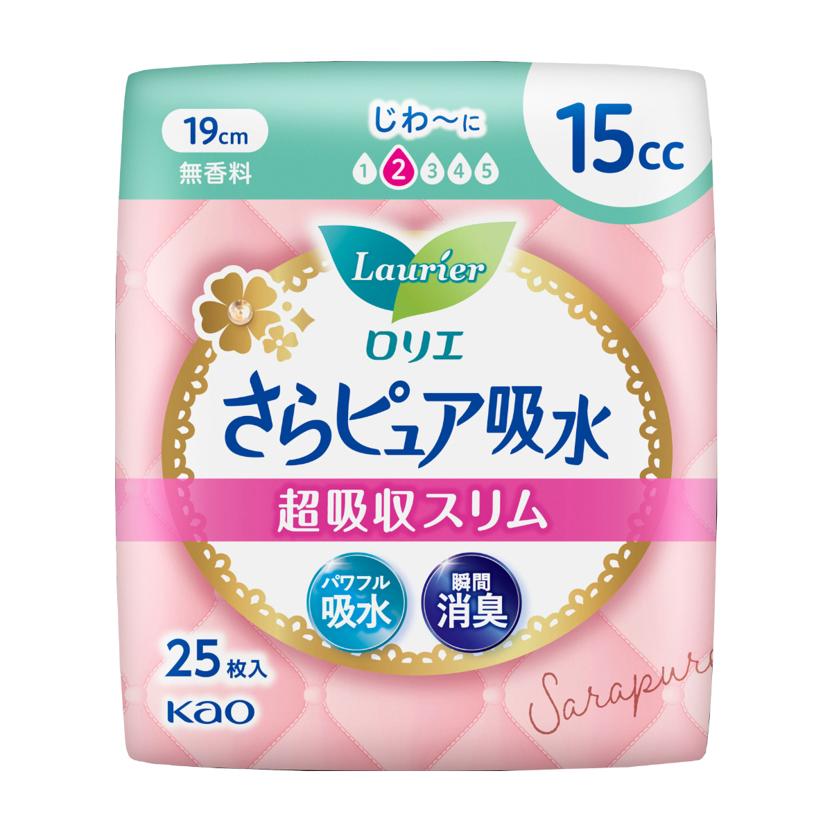 ロリエ さらピュア吸水 超吸収スリム 15CC 25枚