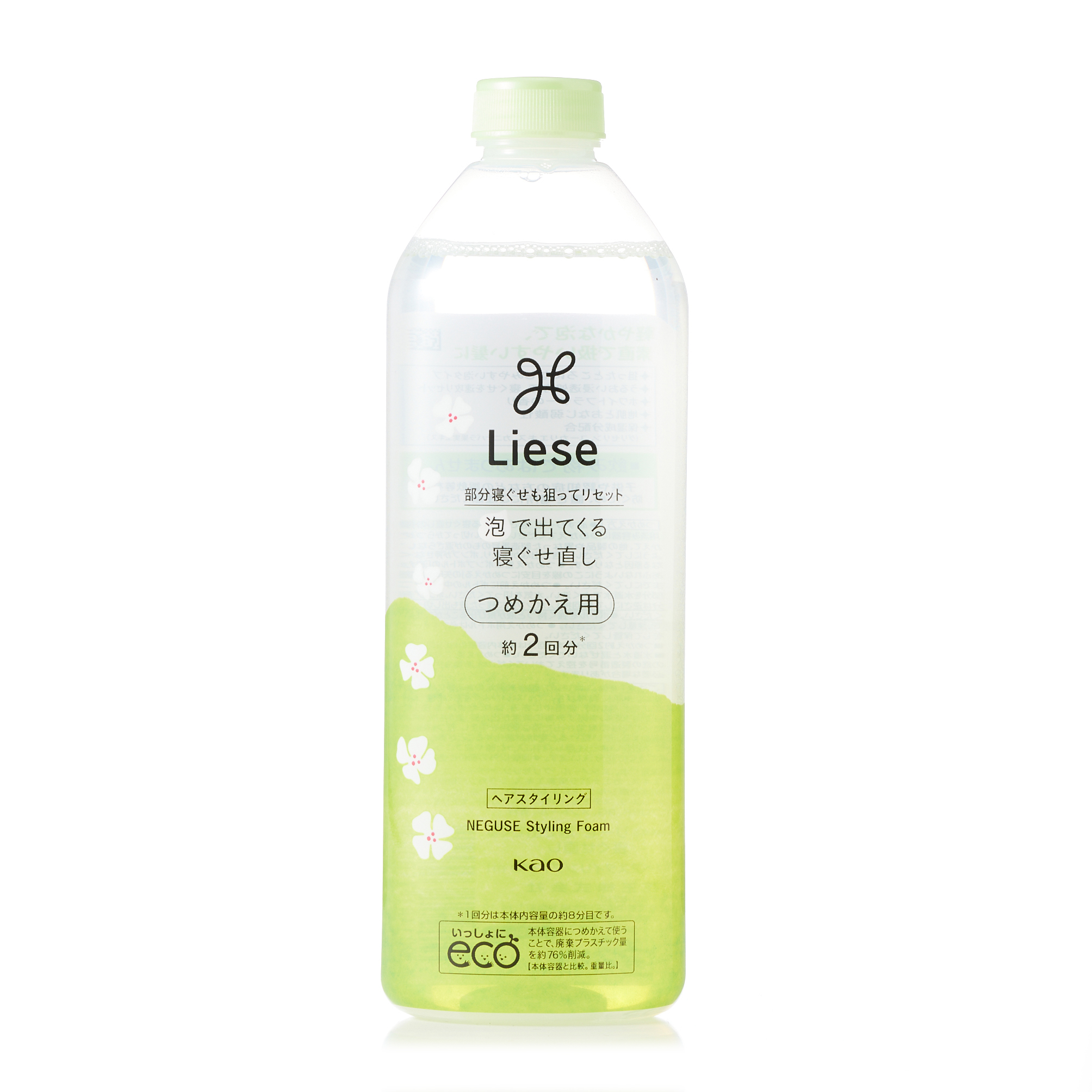 リーゼ 泡で出てくる寝ぐせ直し つめかえ用 340ML