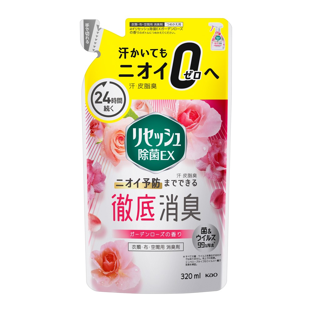 リセッシュ除菌EX ガーデンローズの香り つめかえ用 320ML