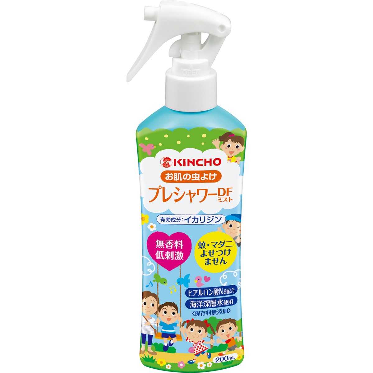 お肌の虫よけ プレシャワーDFミスト 無香料 200mL