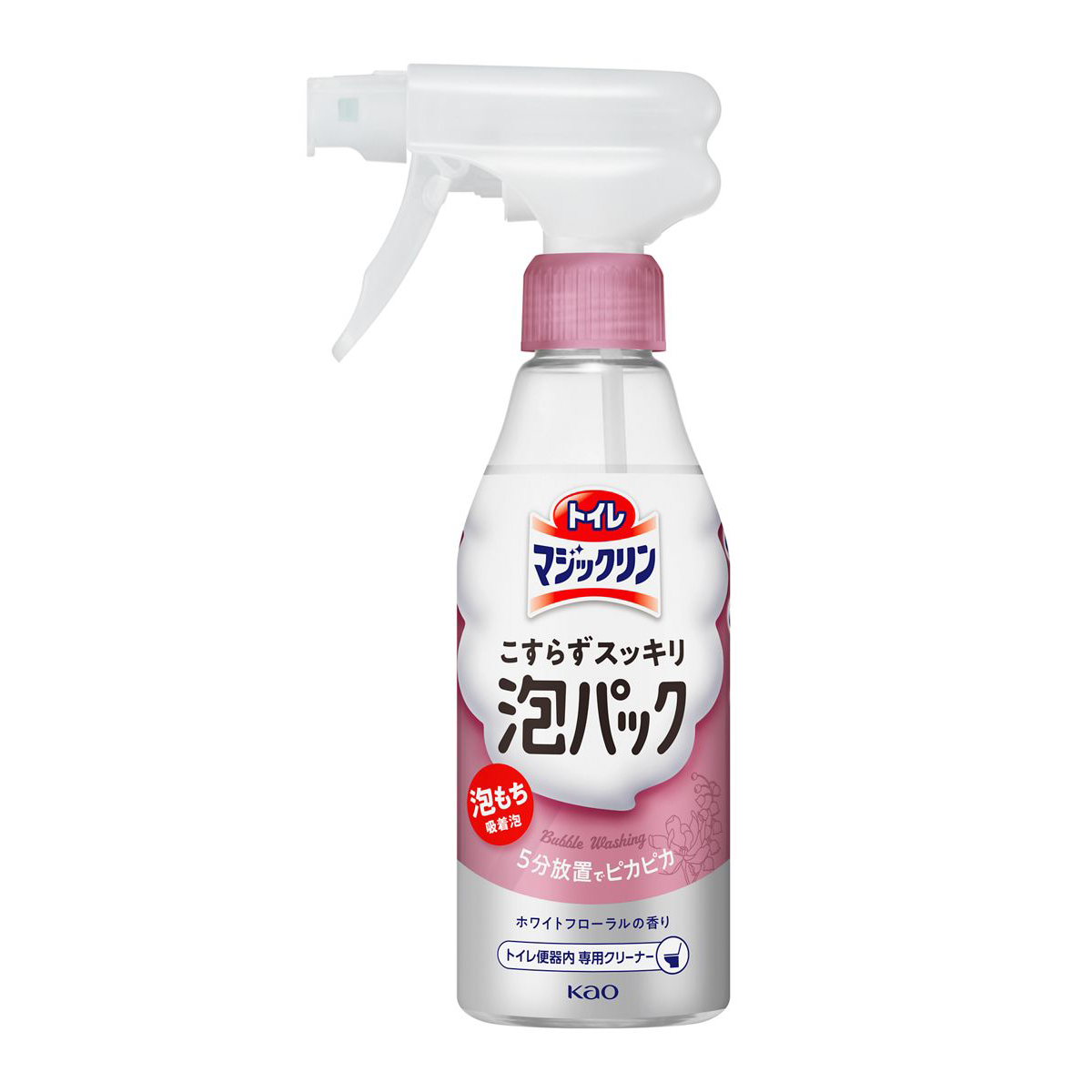 トイレマジックリン　こすらずスッキリ泡パック　ホワイトフローラルの香り　本体