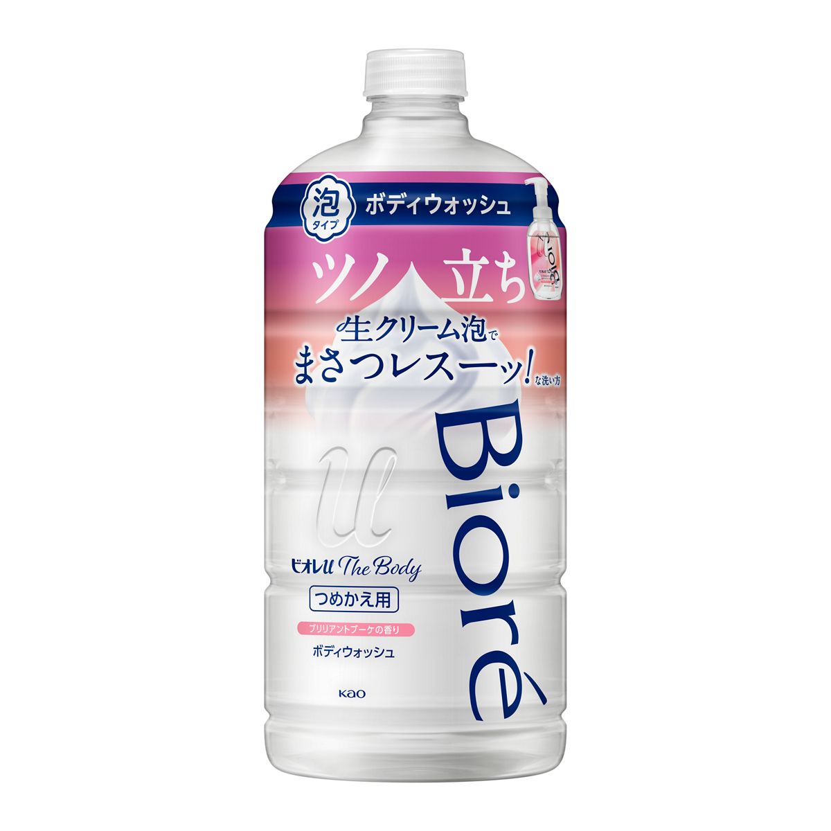 ビオレｕ　ザ　ボディ　泡タイプ　ブリリアントブーケの香り　つめかえ用　７８０ｍｌ