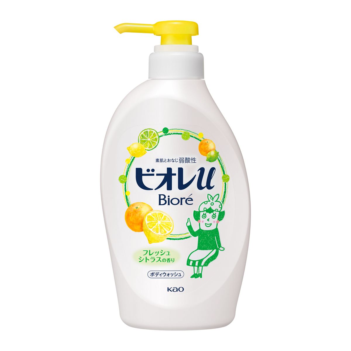 ビオレｕ　フレッシュシトラスの香り　ポンプ　４８０ｍｌ
