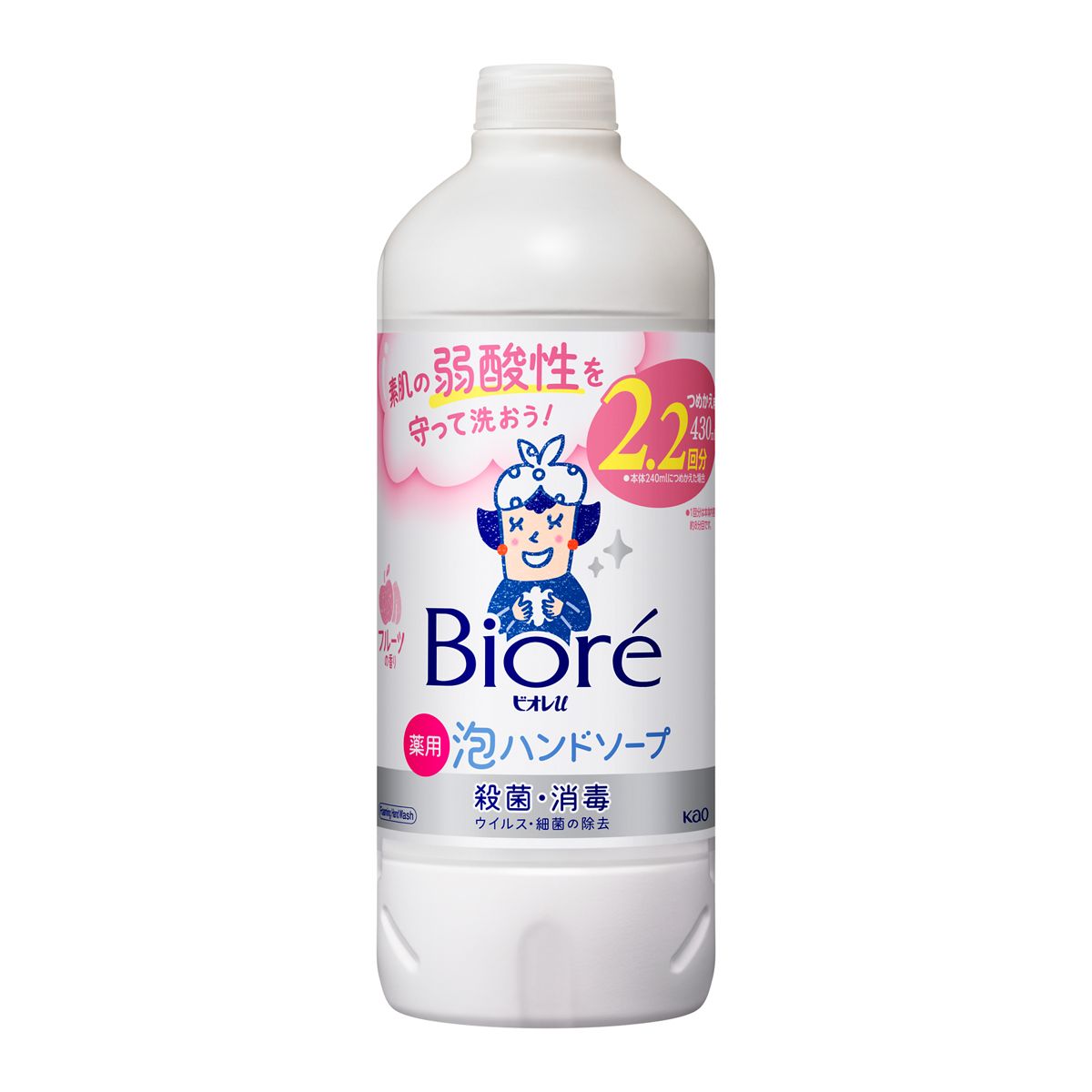 ビオレｕ　泡ハンドソープ　フルーツの香り　つめかえ用