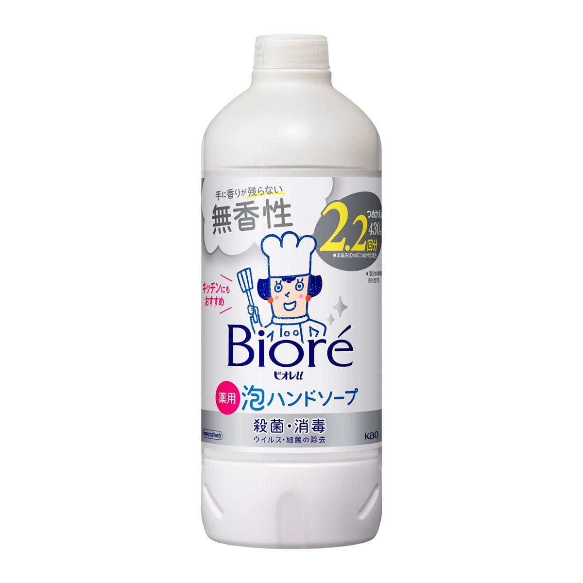 ビオレｕ　泡ハンドソープ　無香　つめかえ用