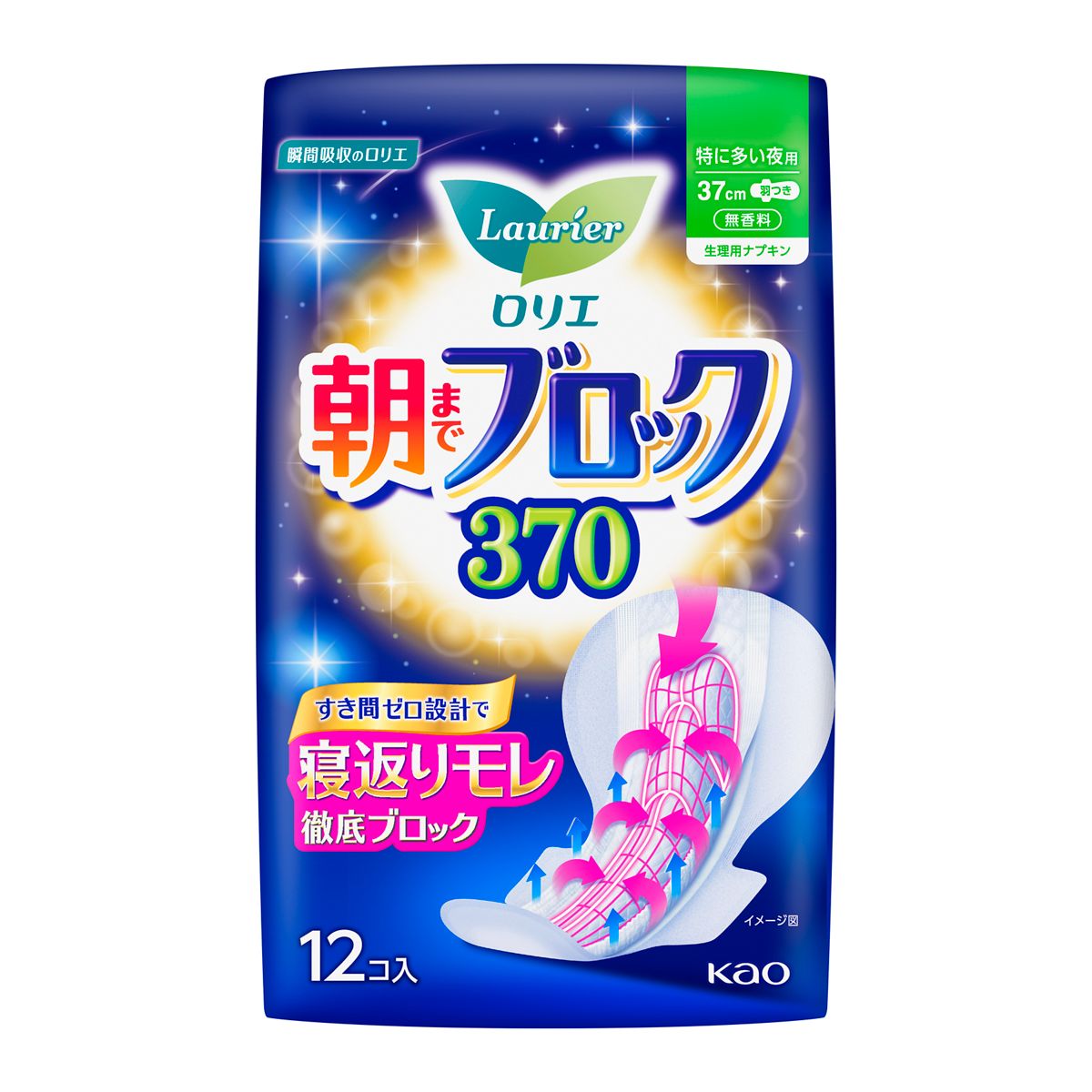 ロリエ　朝までブロック　３７０　１２コ入