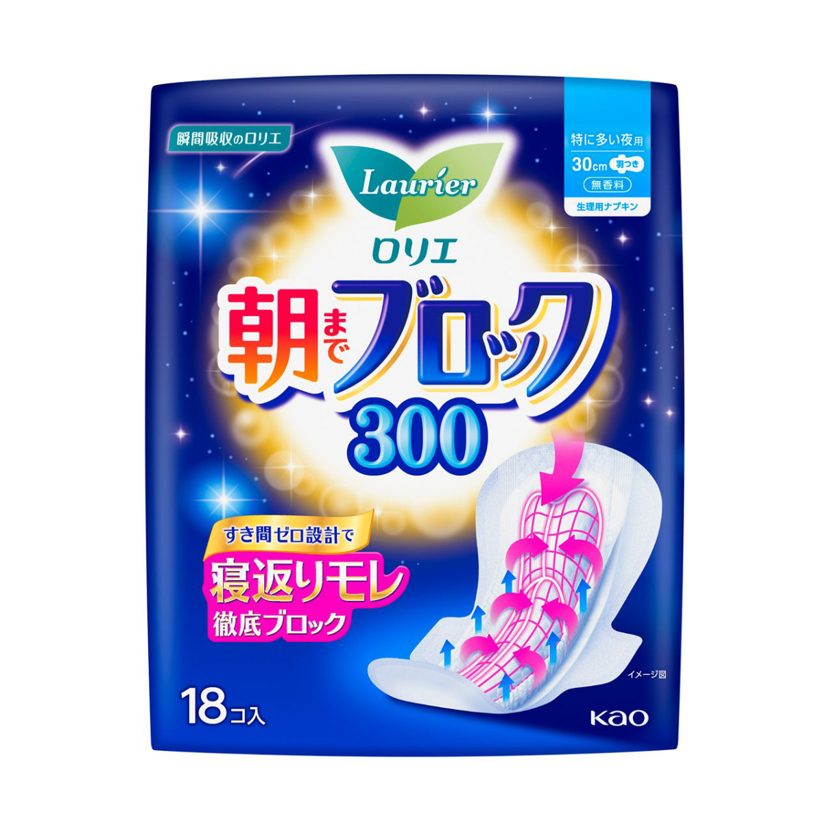ロリエ　朝までブロック　３００　１８コ入