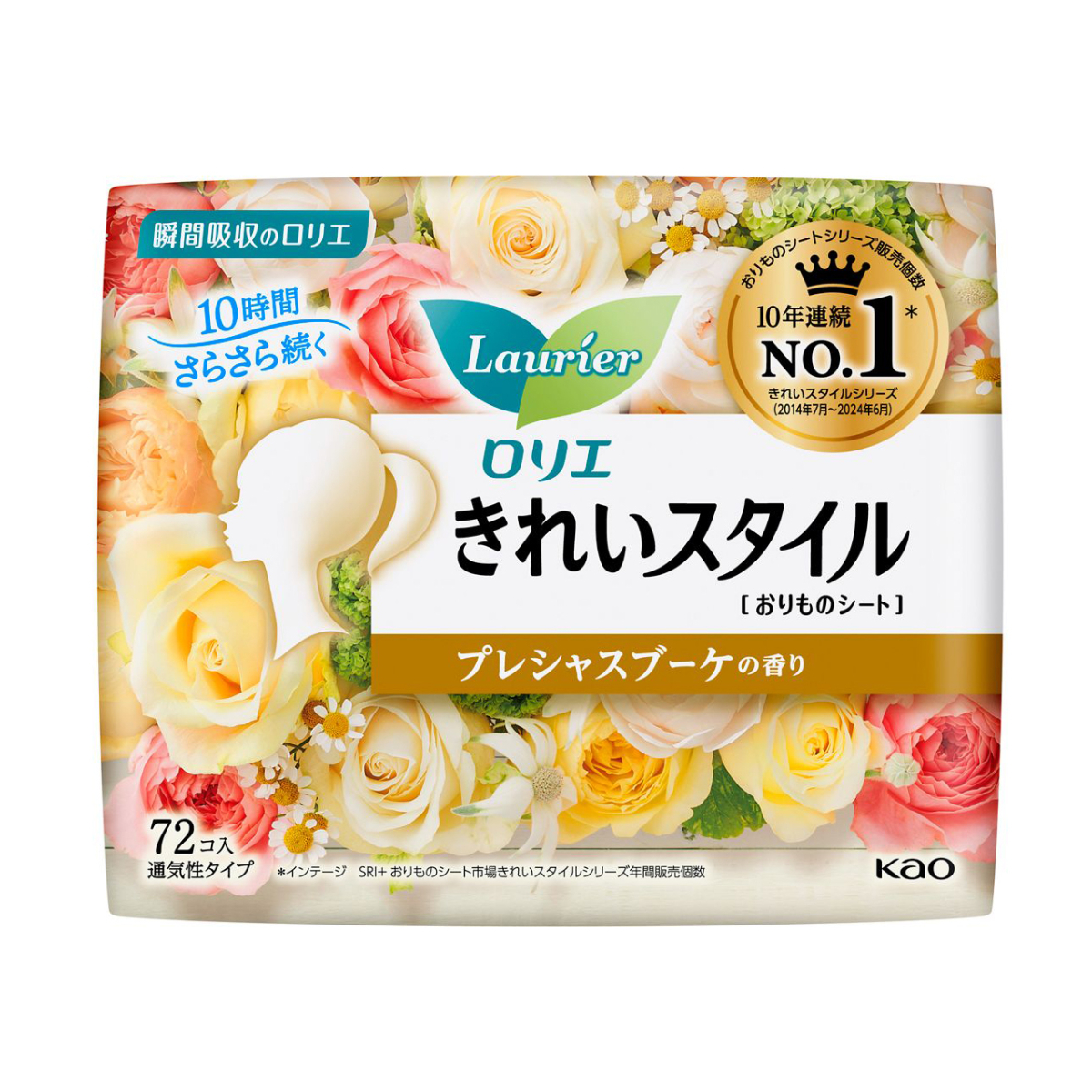 ロリエ　きれいスタイル　プレシャスブーケの香り　７２コ入