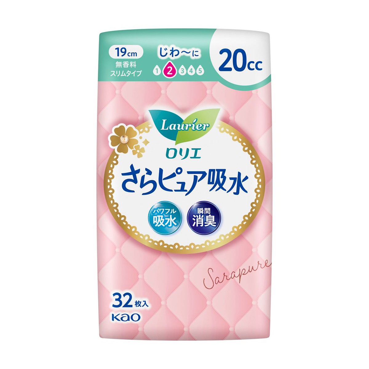 ロリエさらピュア吸水　２０ｃｃ３２枚