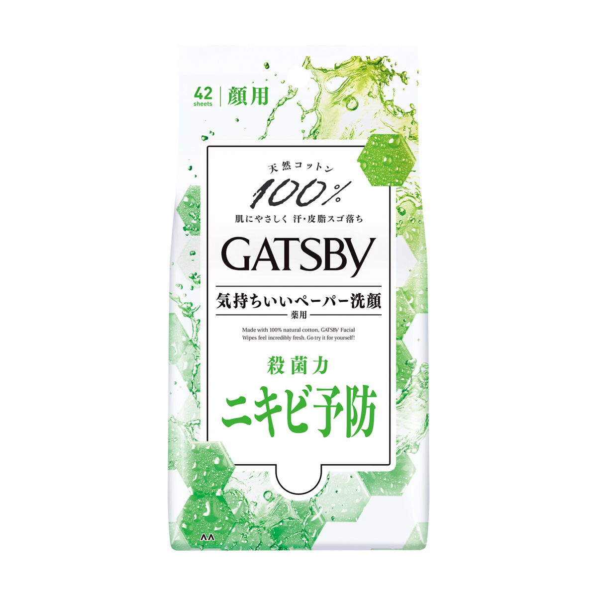 ギャツビー　フェイシャルペーパー　薬用アクネケアタイプ　＜徳用タイプ＞　（医薬部外品）