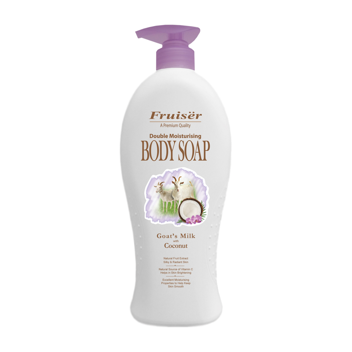 フルッセルダブルモイスチャーボディソープココナッツ１０００ｍｌ