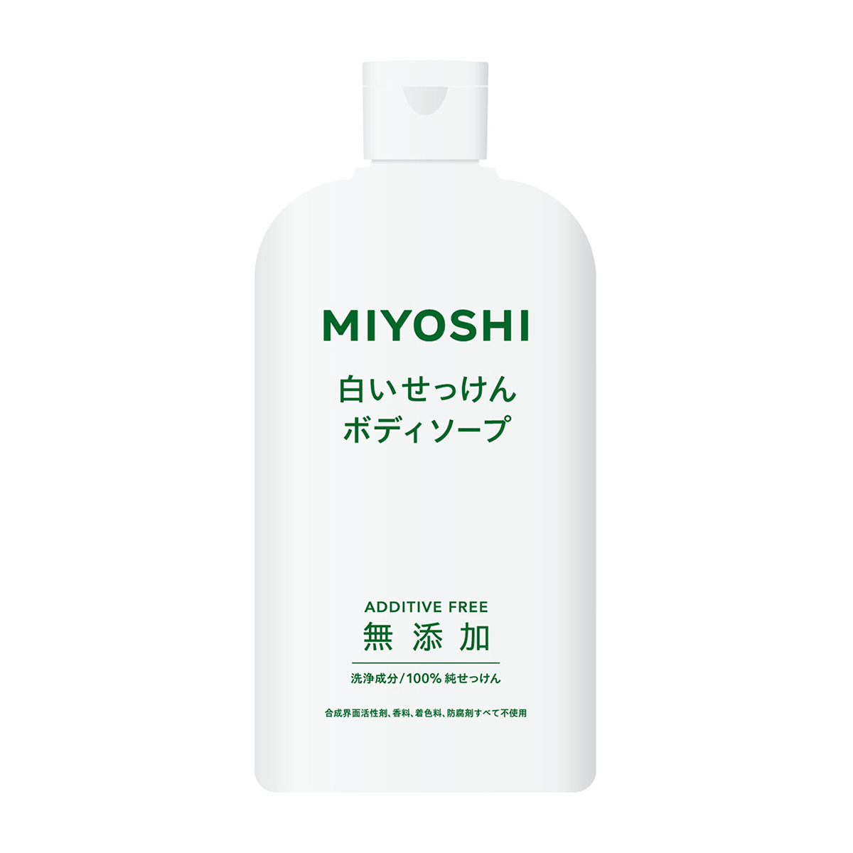 無添加 ボディソープ 白いせっけん　本体　400ml