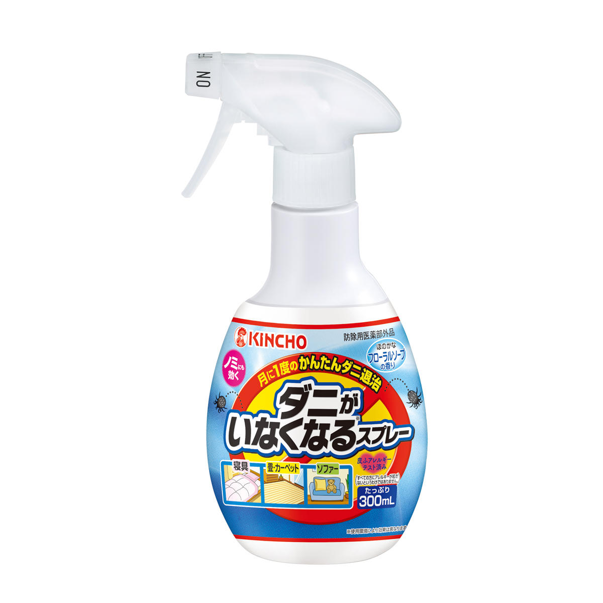 ダニがいなくなるスプレー V 300mL フローラルソープの香り