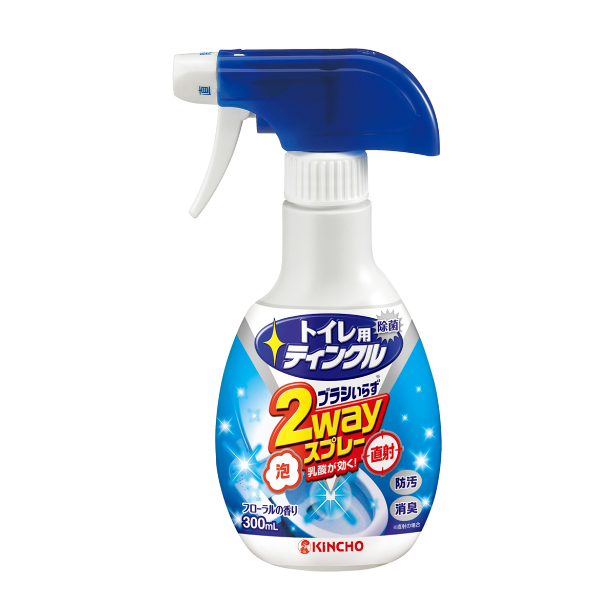 トイレ用ティンクル 直射・泡 2wayスプレー 本体 300mL