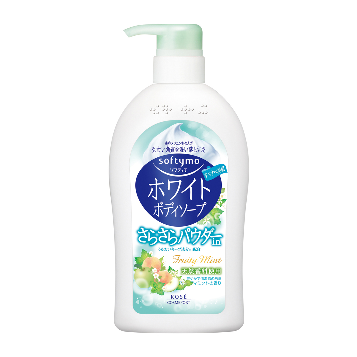 ソフティモ　ホワイト　ボディソープ　（パウダーイン） 600ml