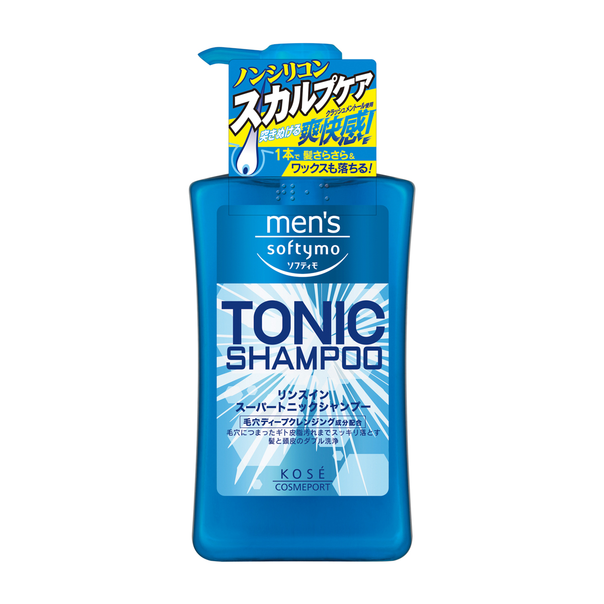 メンズ　ソフティモ　リンスイン　スーパートニックシャンプー　550ml