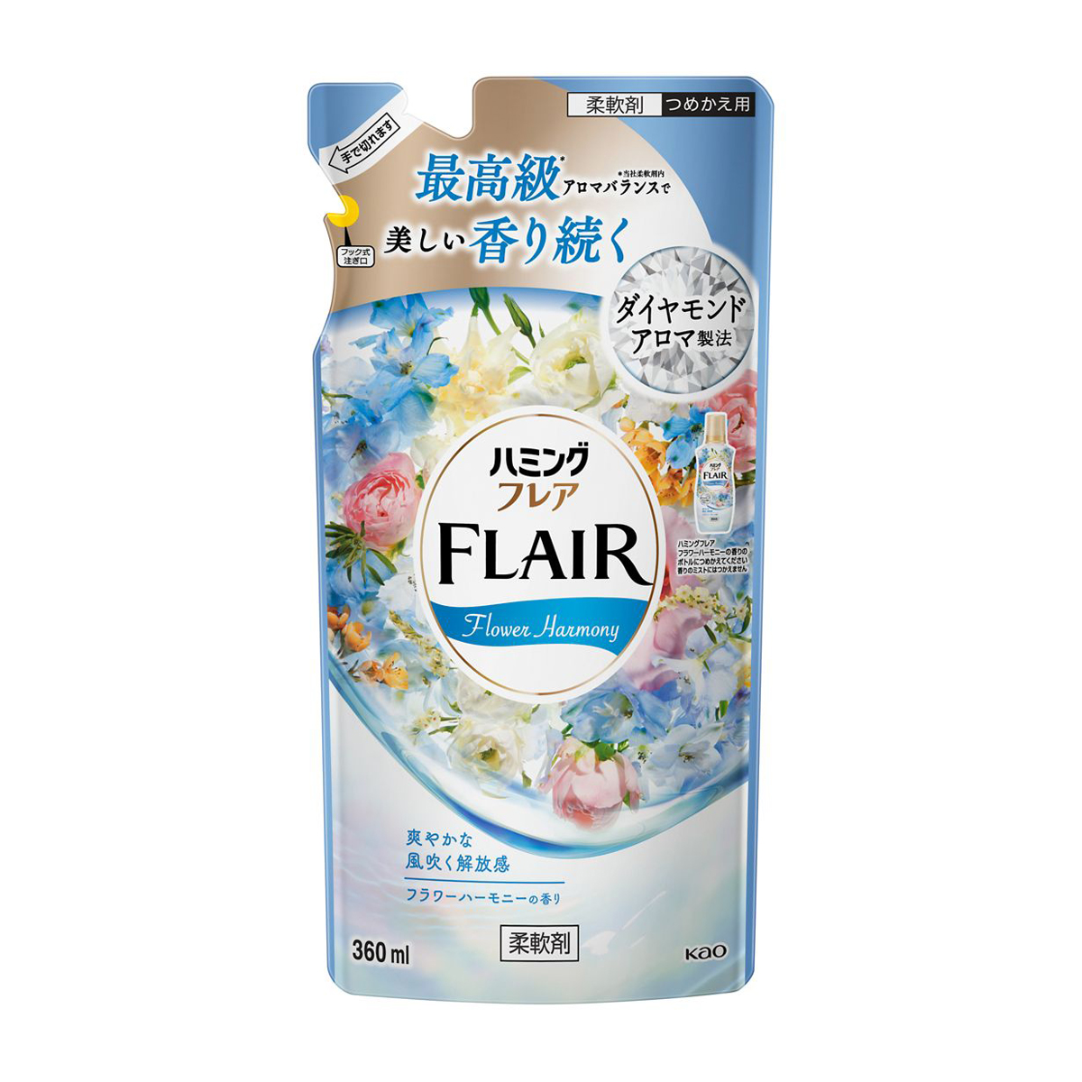 ハミングフレア　フラワーハーモニーの香り　つめかえ用　360ml