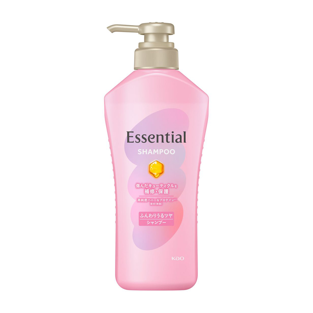 エッセンシャル　ふんわりうるツヤ　シャンプー　ポンプ　450ml　フローラルブーケの香り