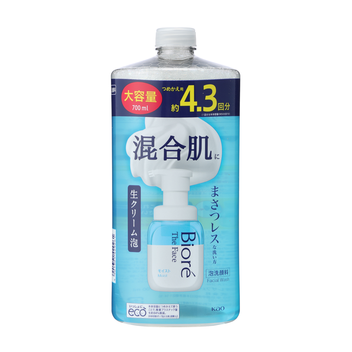 ビオレ　ザフェイス　泡洗顔　モイスト　つめかえ大容量　700ml