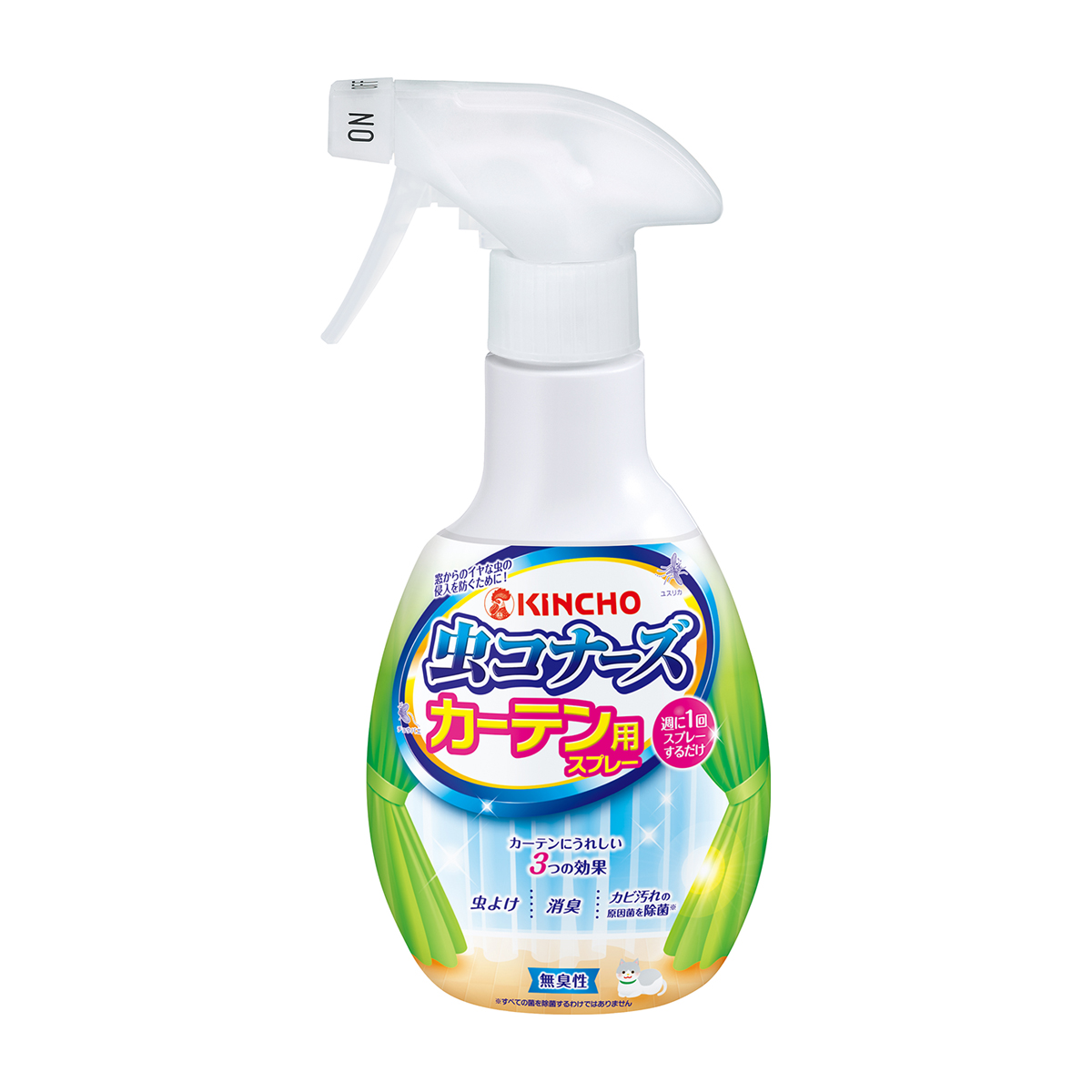 虫コナーズ　カーテン用スプレー　300mL　無臭性