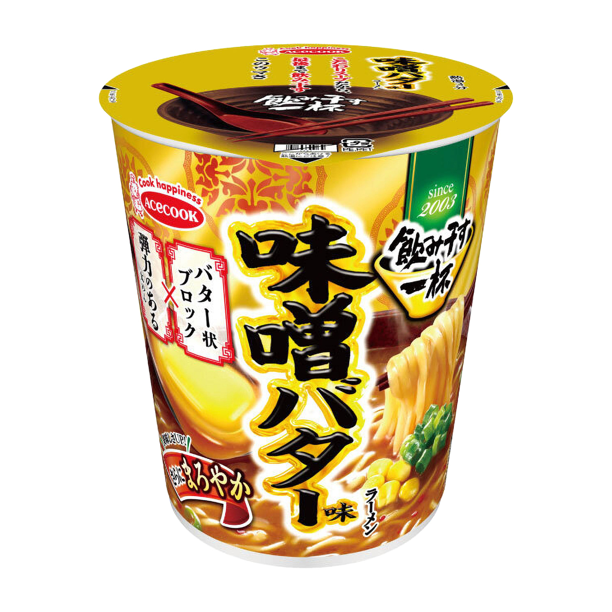 タテ型　飲み干す一杯　味噌バター味ラーメン