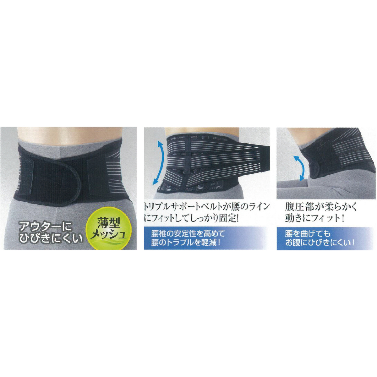 ソルボ楽らく腰ガード　トリプルサポート