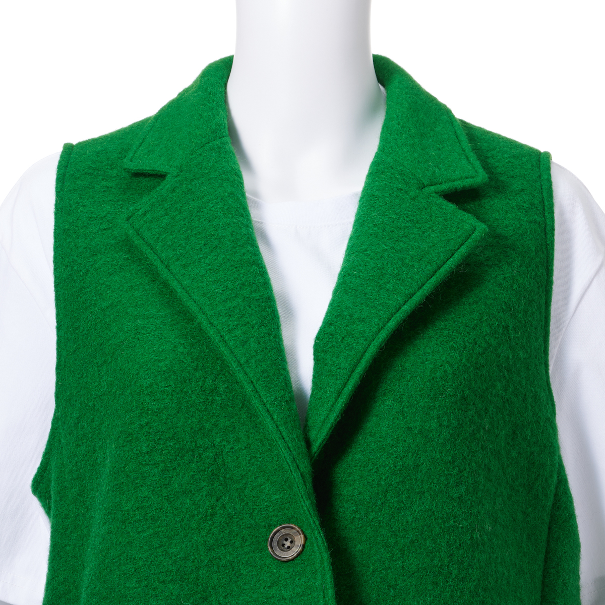 イタリア製生地ロングベスト