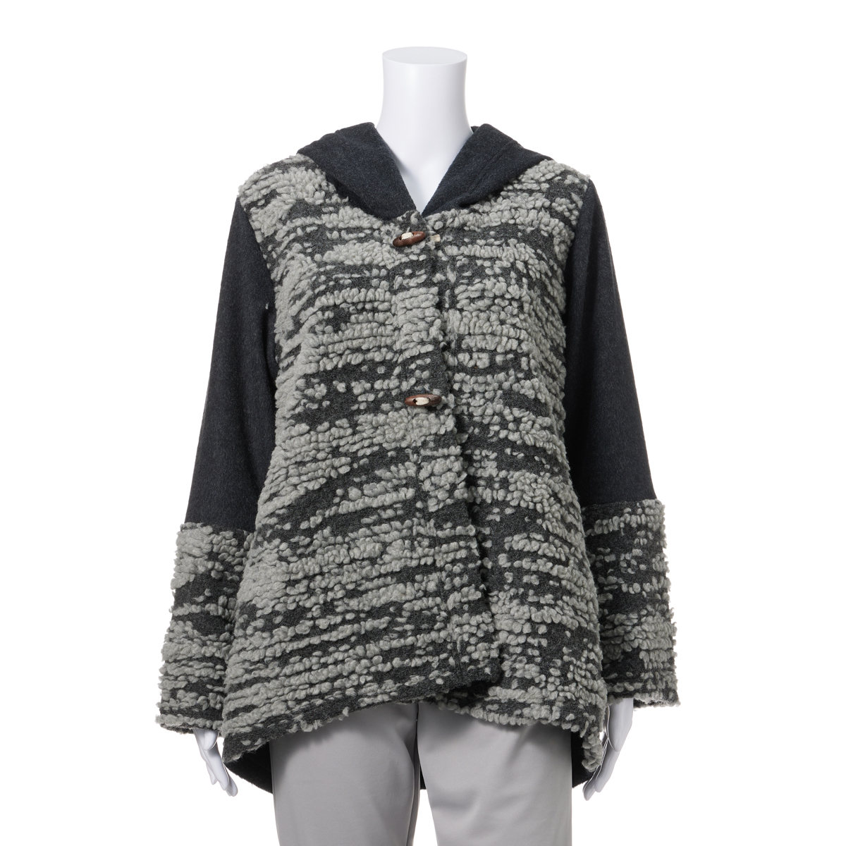 イタリア製生地フード付きジャケット