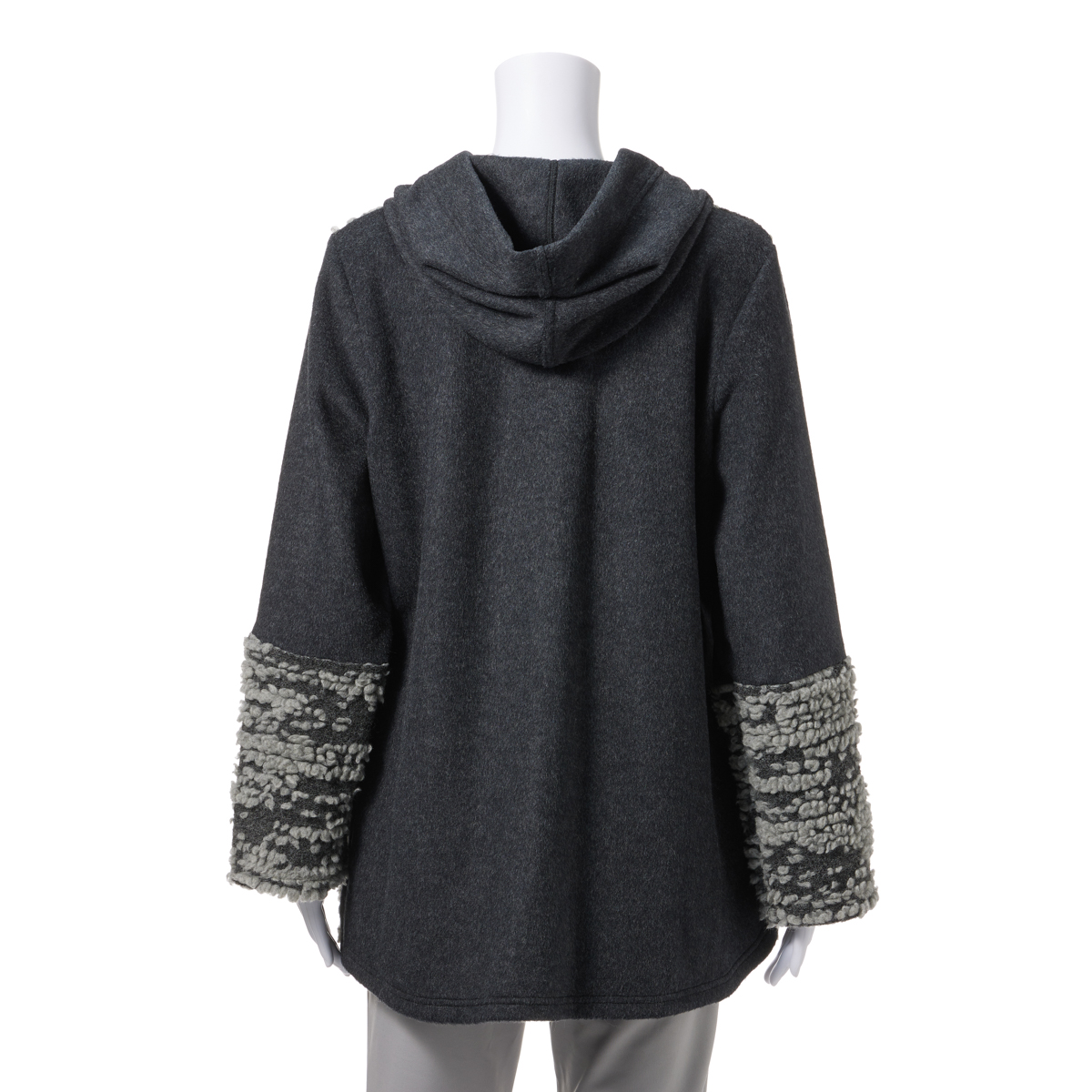 イタリア製生地フード付きジャケット