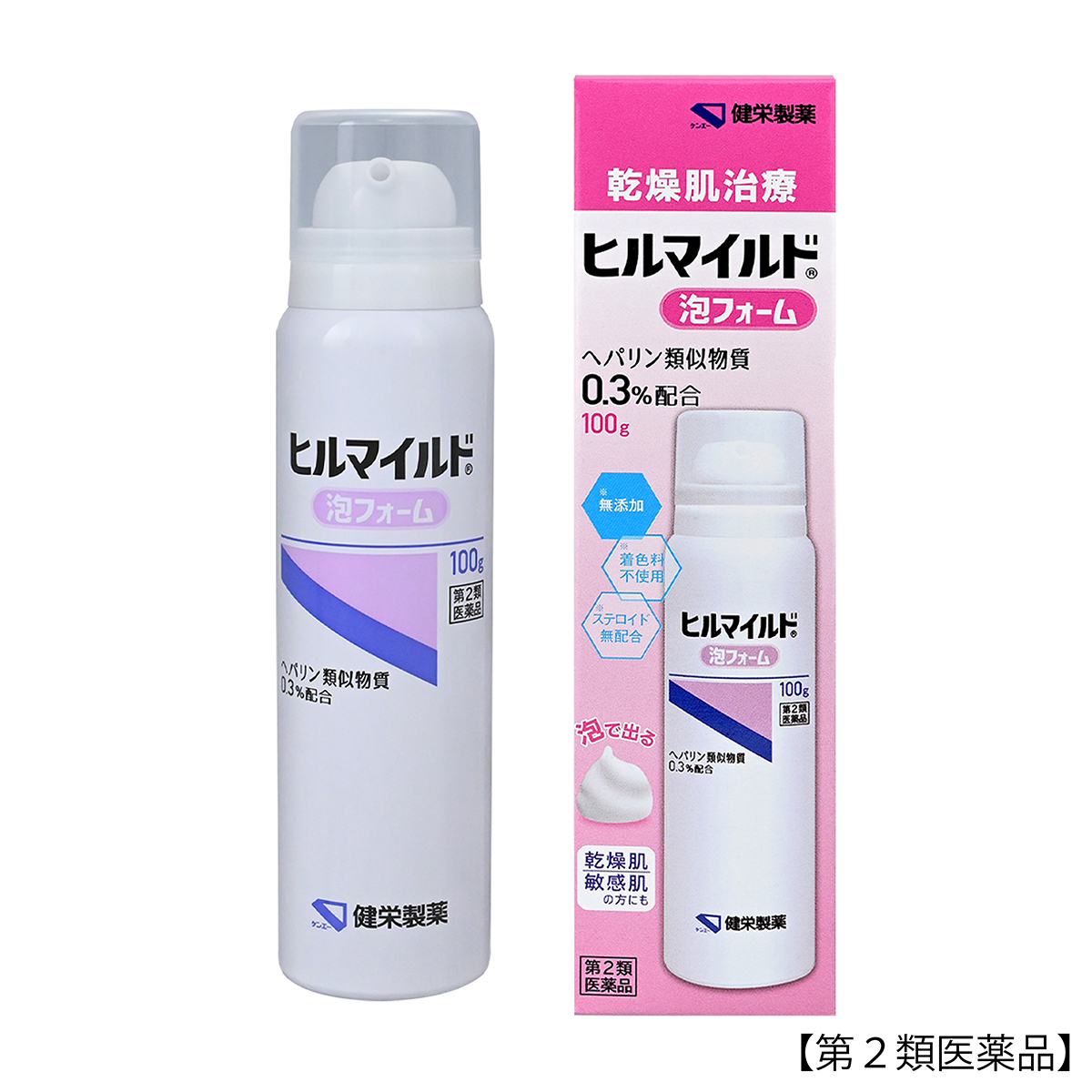 健栄製薬　ヒルマイルド泡フォーム　１００Ｇ