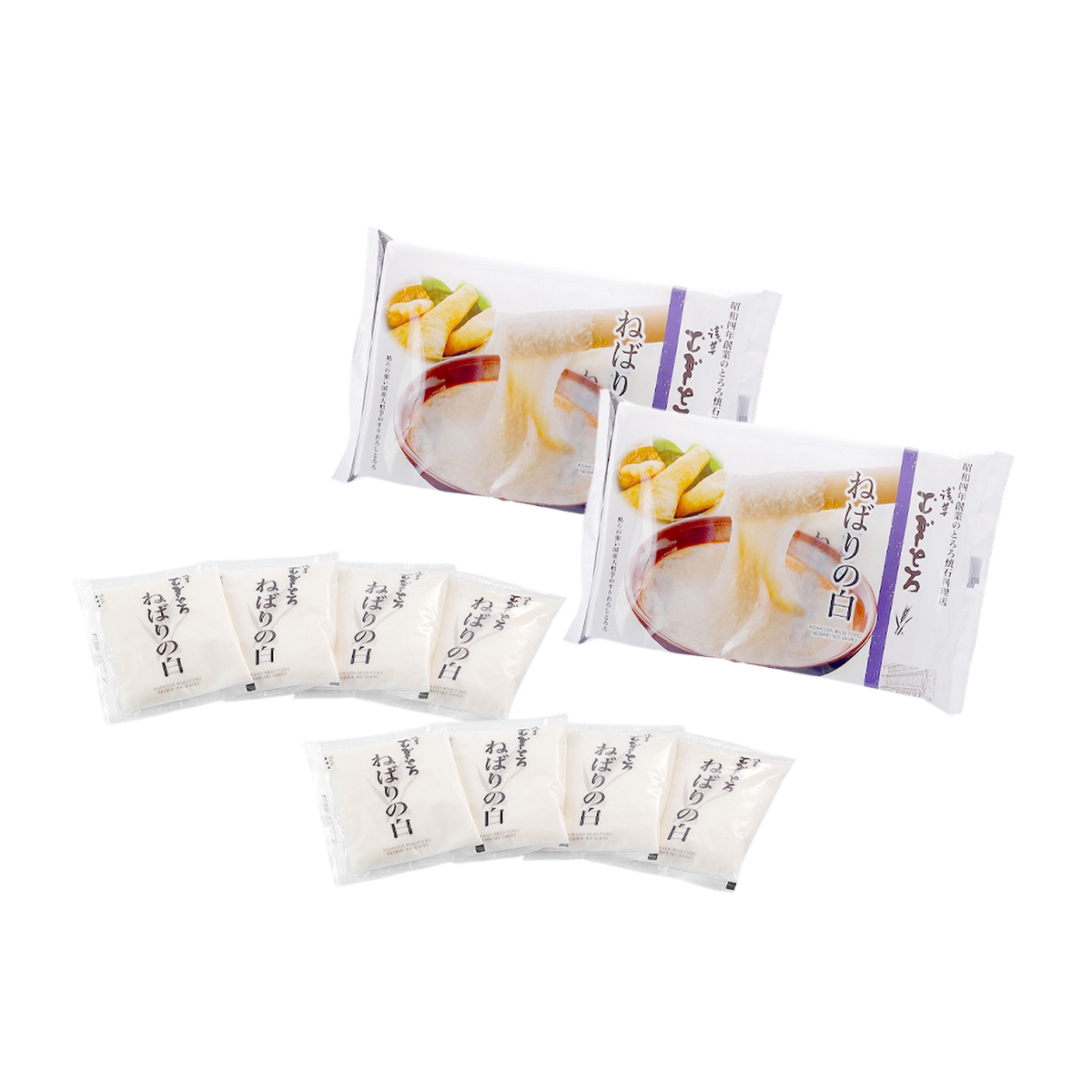 【冷凍】【浅草むぎとろ】ねばりの白とろろ（2パックセット）