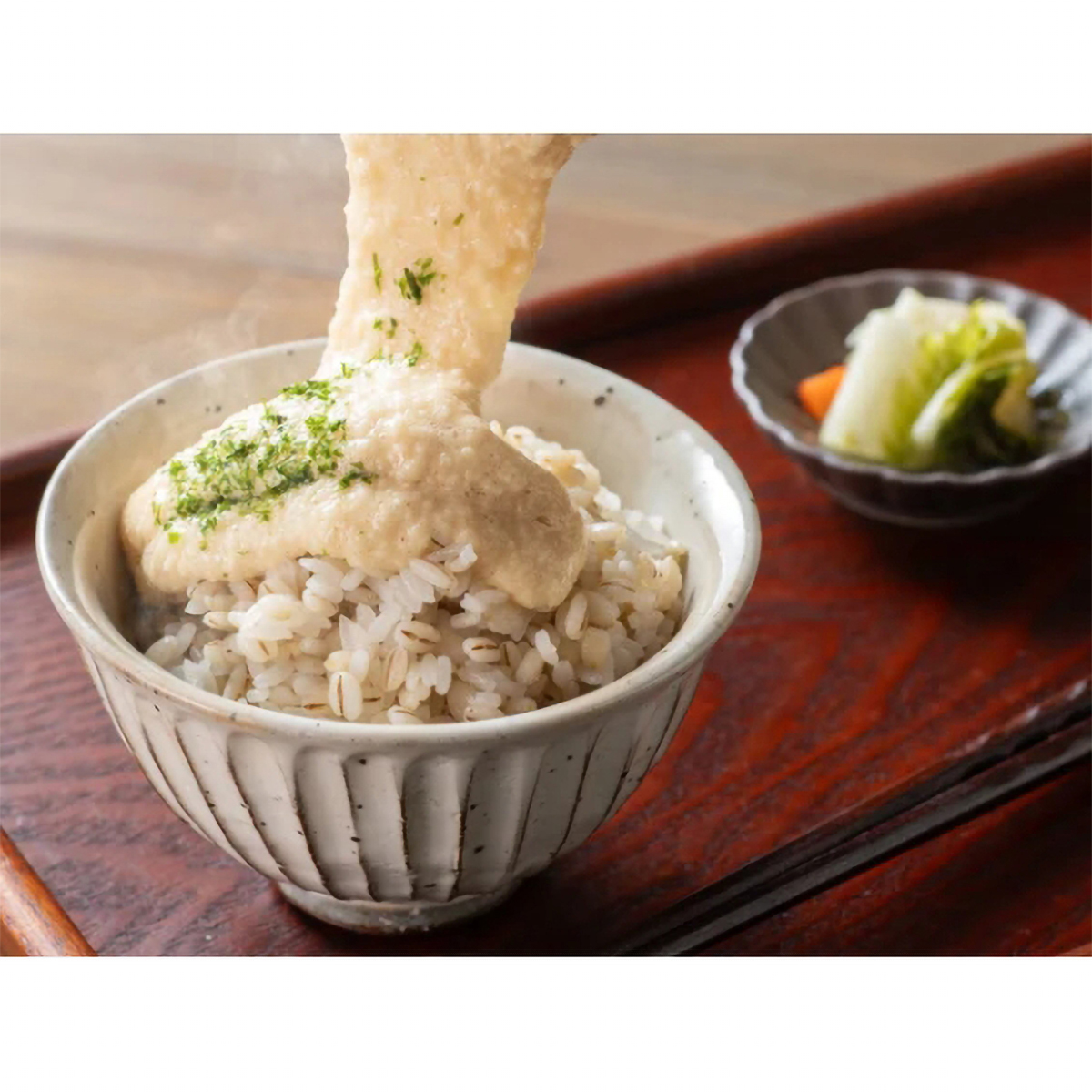 【冷凍】【浅草むぎとろ】味付とろろ＋むぎごはんセット