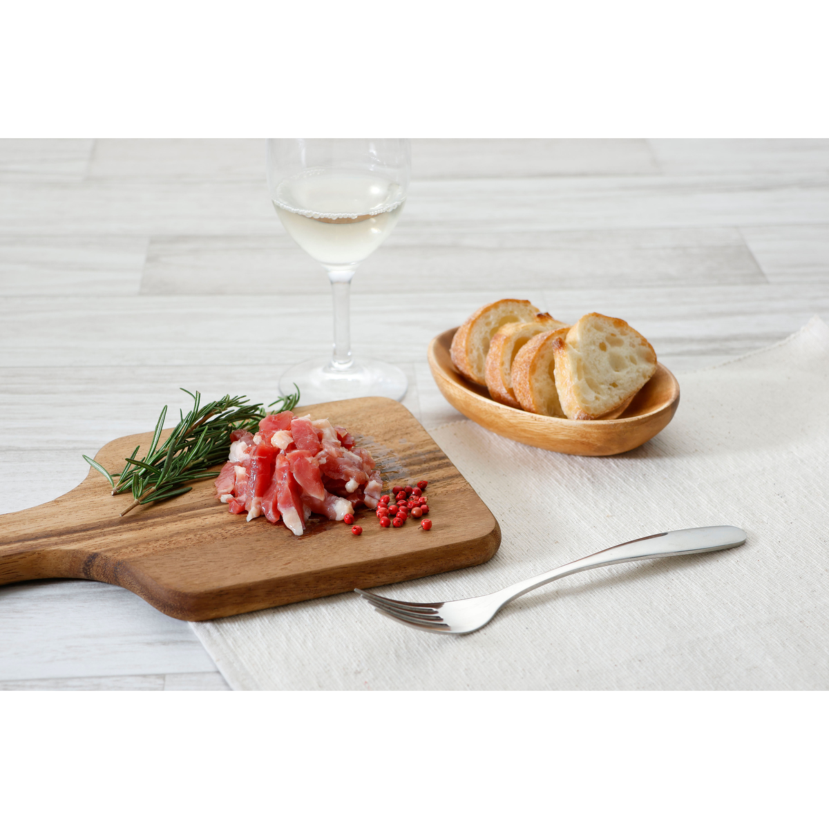 【冷凍】鴨の生ハム　もも短冊カット