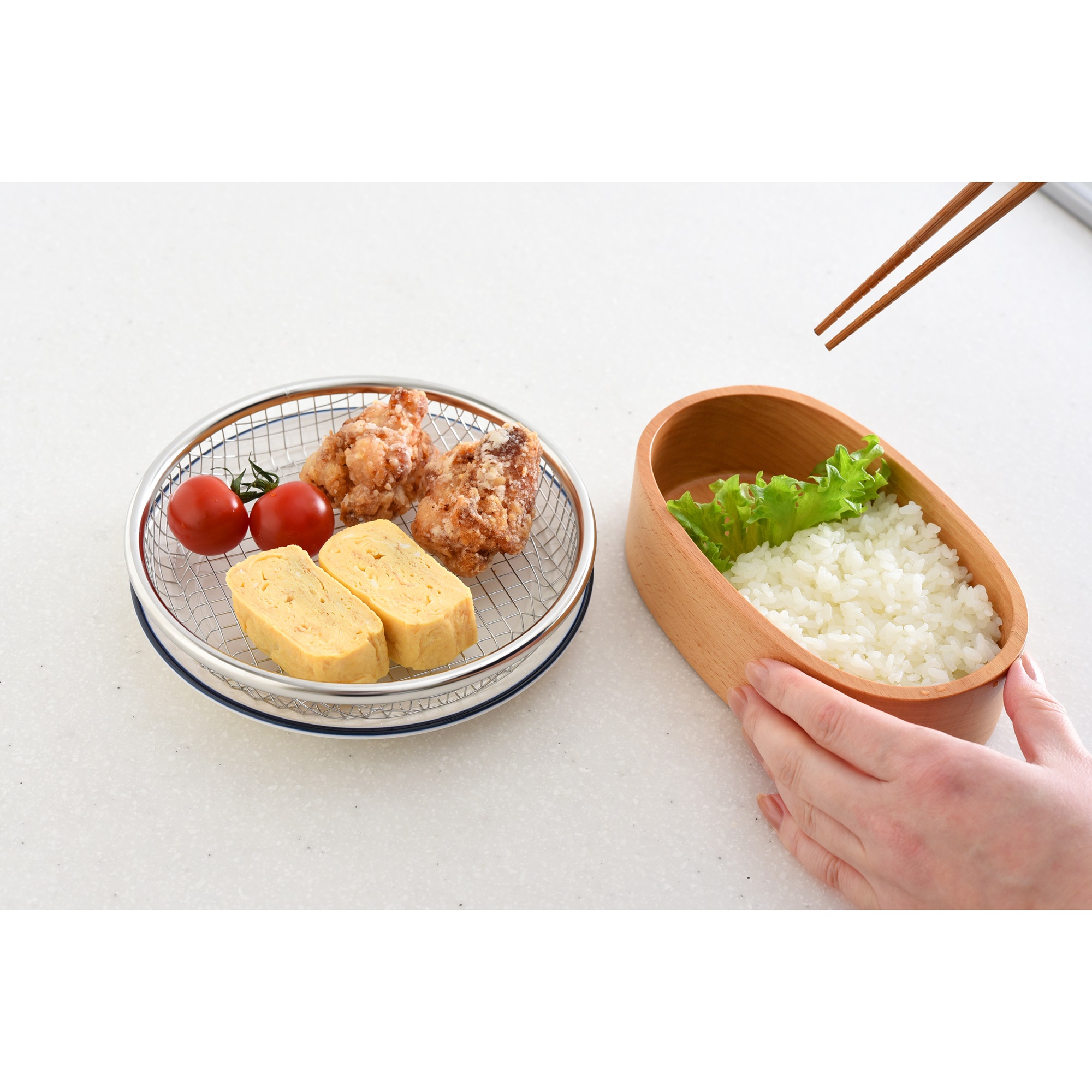 逸品物創 お皿のざる 16cm