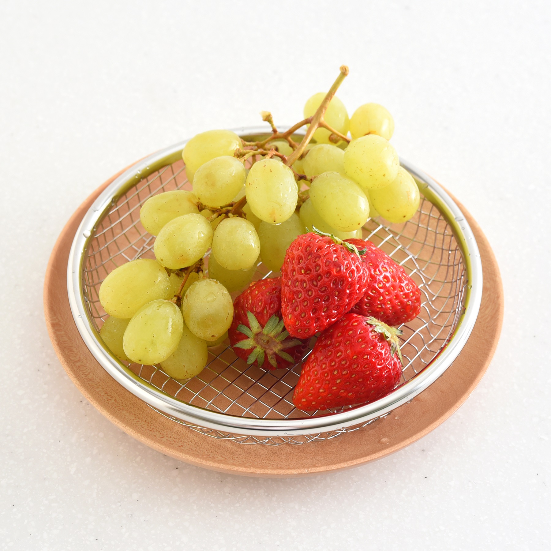 逸品物創 お皿のざる 16cm