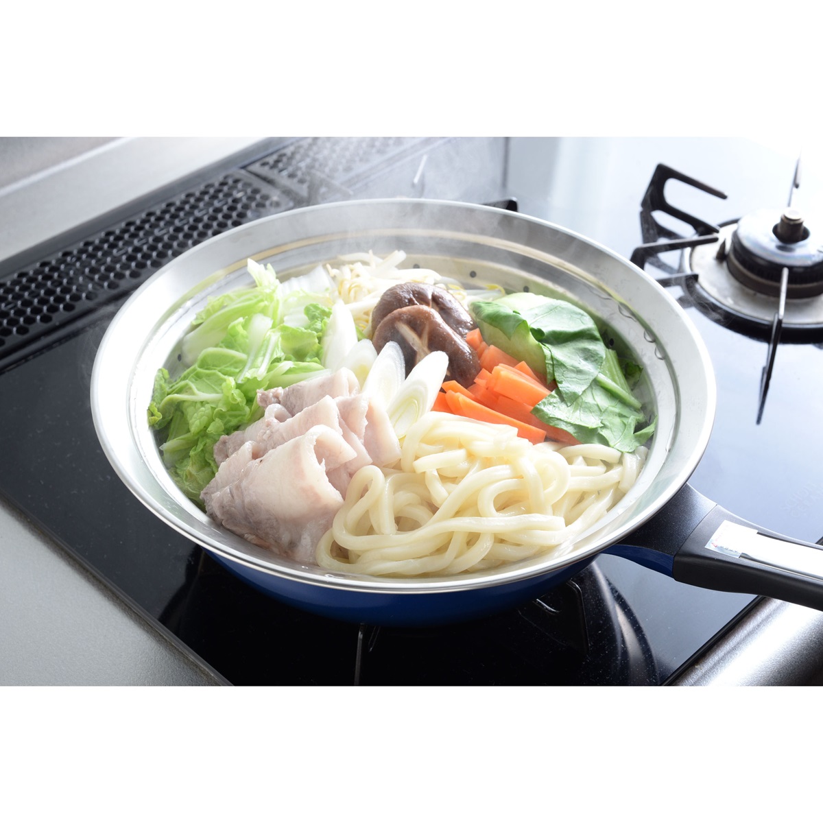 のせるだけで簡単蒸し器 24～26cm
