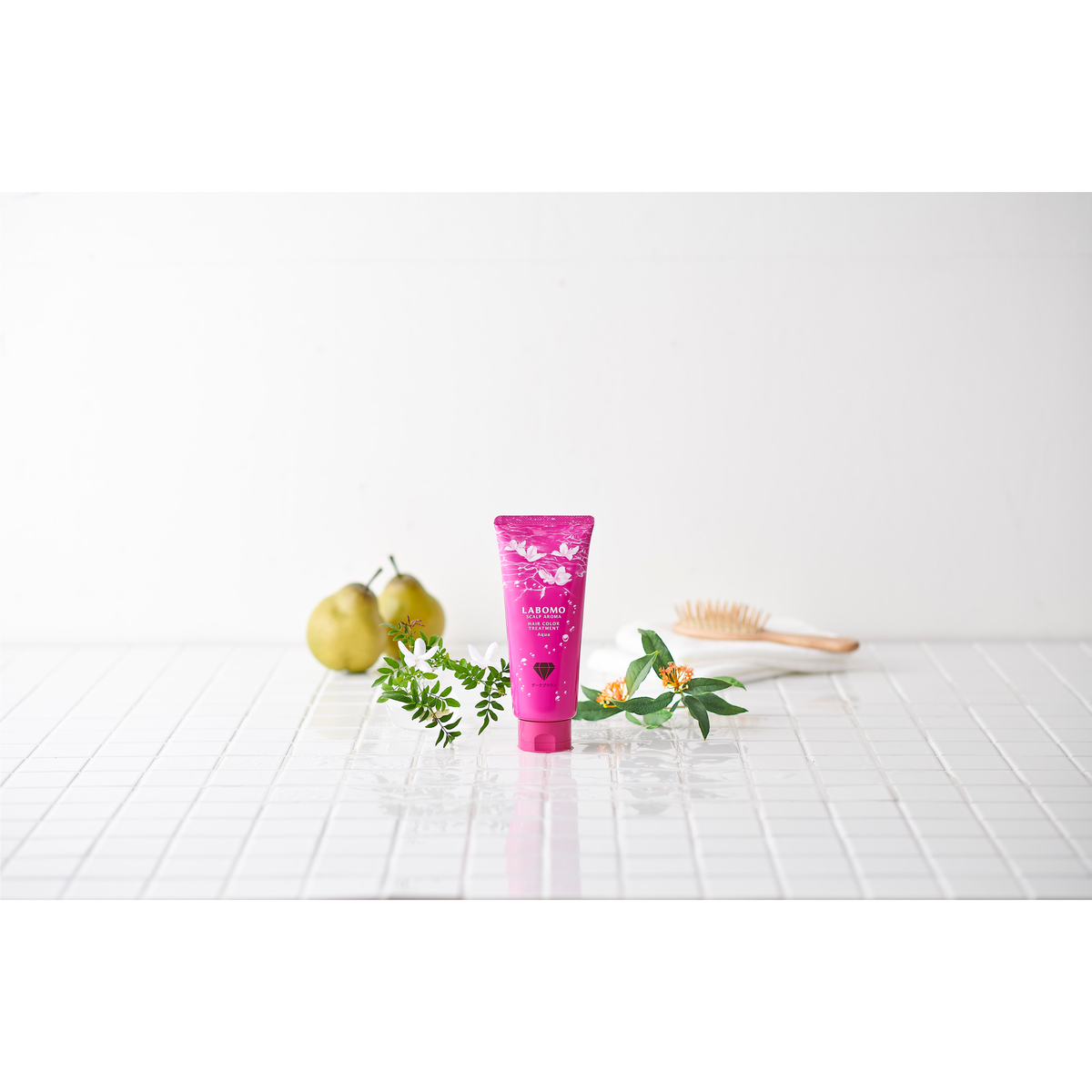 ラボモ　スカルプアロマ　ヘアーカラートリートメント　アクア　（男女兼用）