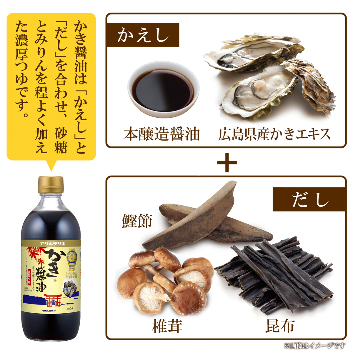 かき醤油600ml 化粧箱入り