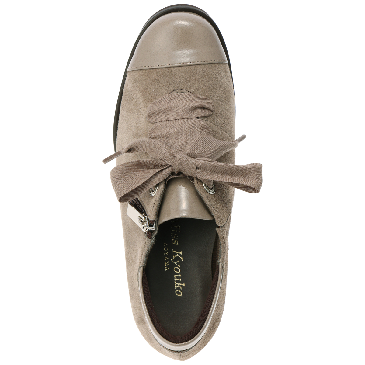 【ミスキョウコ】4Eリボンスエードシューズ