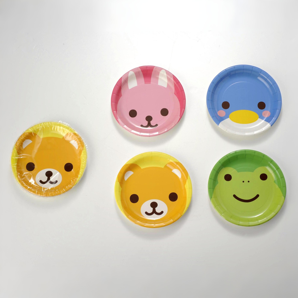 どうぶつ ペーパープレート 5枚入