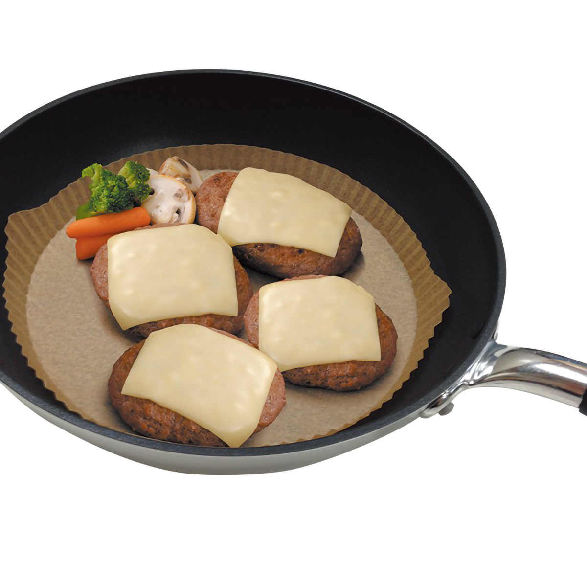 つまみ付ヘルシー調理用シート(28cm用) 30枚入