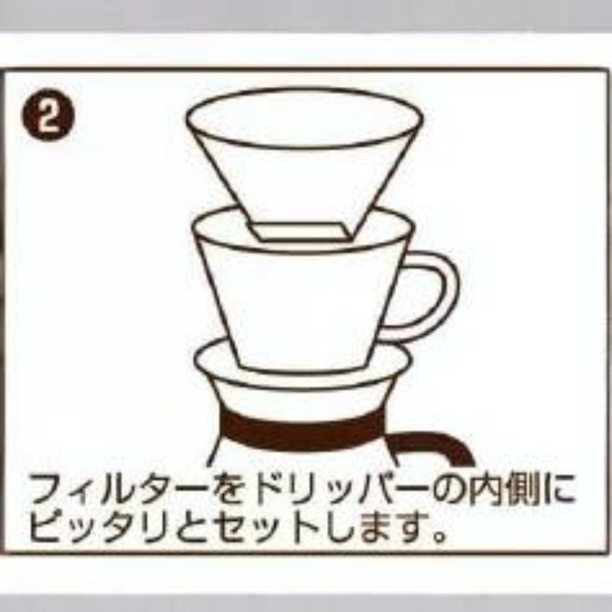 おうちカフェ コーヒーフィルター(2～4杯用) 100枚入