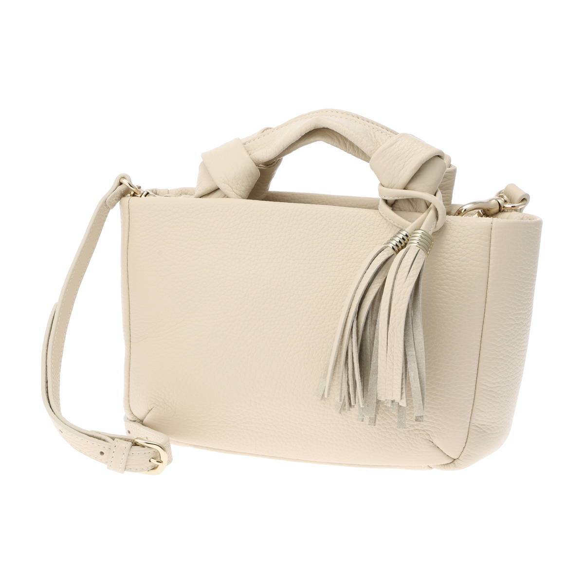 【Atelier nuu（アトリエ ヌウ)】ミニボストンバッグ　オフホワイト