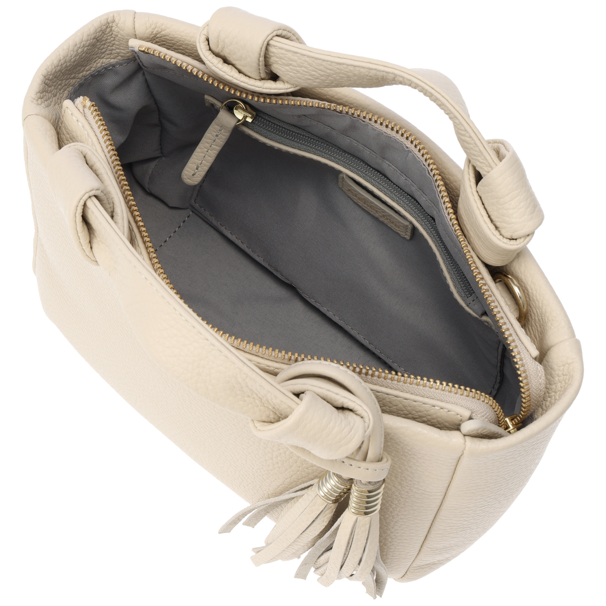 【Atelier nuu（アトリエ ヌウ)】ミニボストンバッグ　オフホワイト